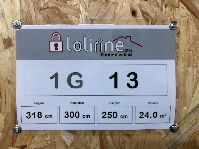 Garde-meuble Lolirine — Boninne (Namur)